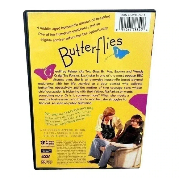 Butterflies - Series 1 & 2, A British Comedy Classic (3-Disc Set, DVD, 2005) - Picture 3 of 9